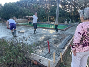 Suite des Travaux au Domaine des Maladières 